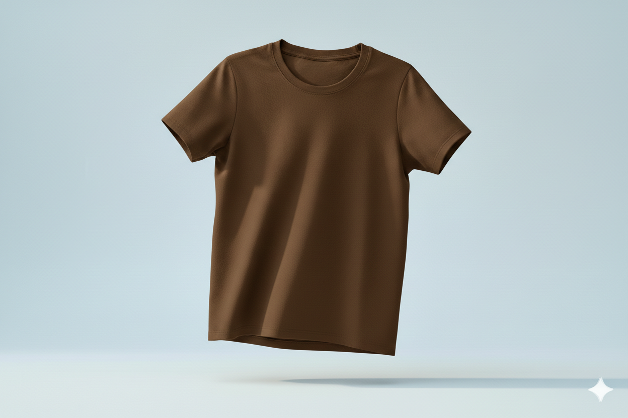 T-shirts marron 600gms