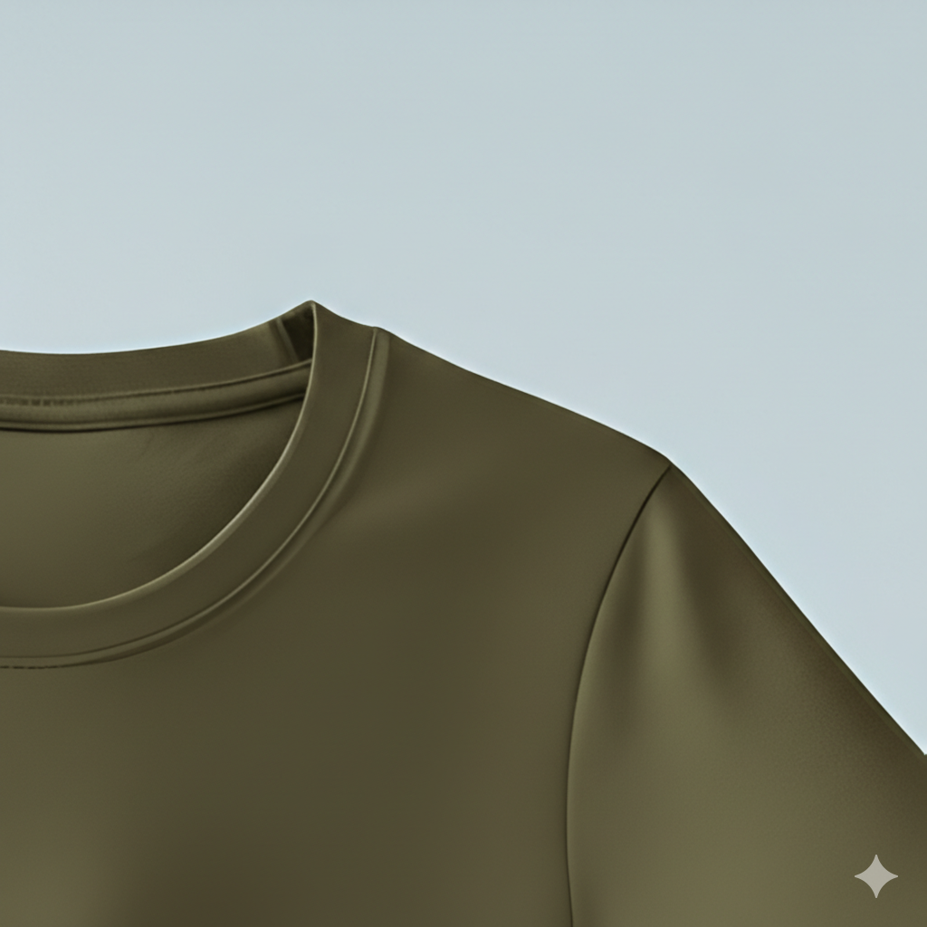 T-shirts vert militaire 600gms