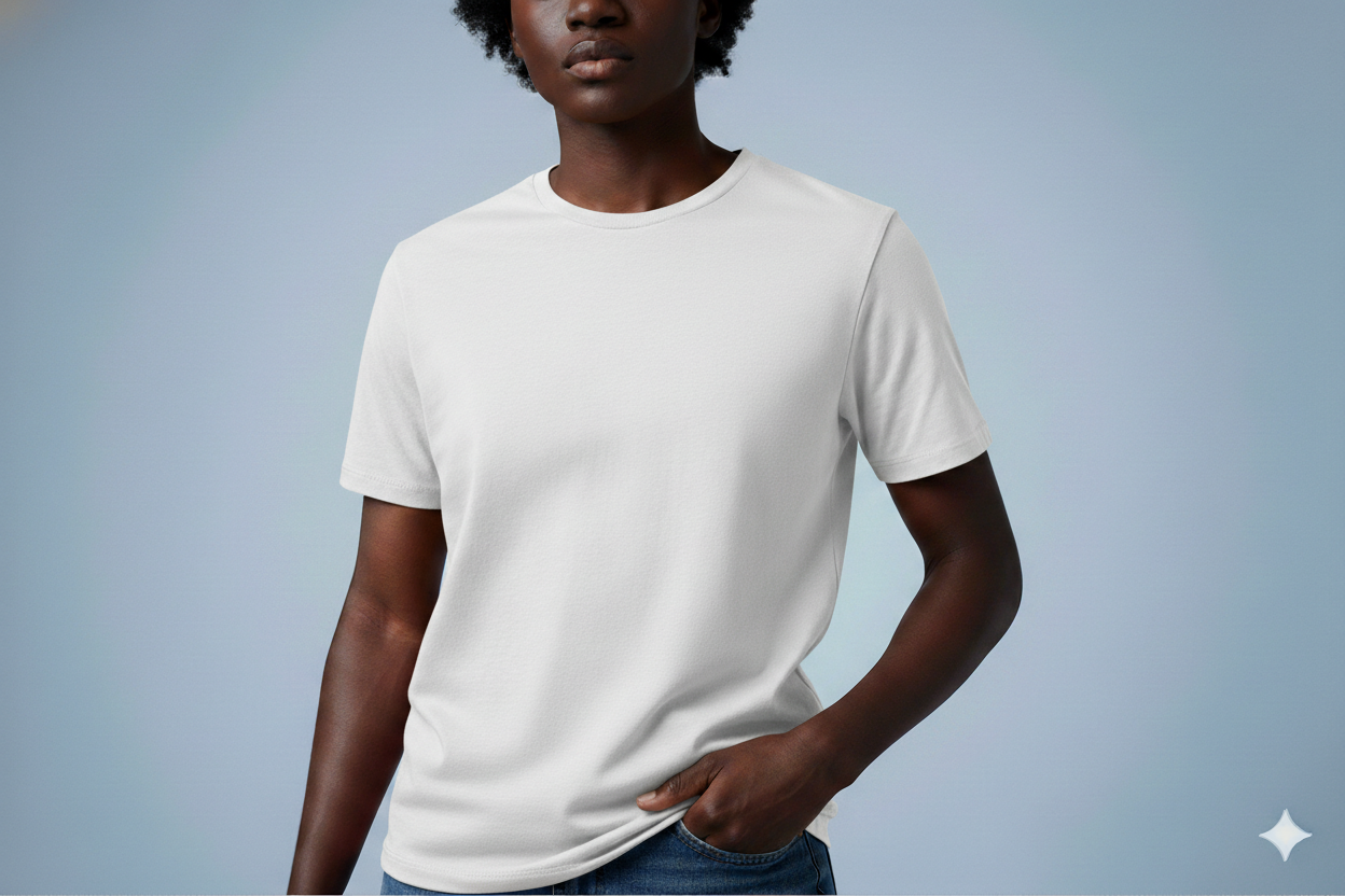 T-shirts blanc 300gms