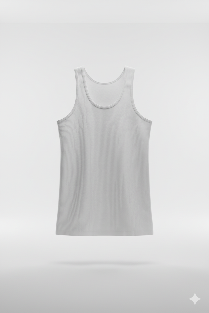 débardeur blanc 220gms