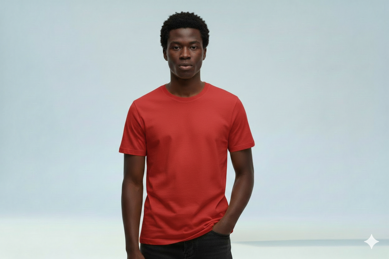 T-shirts rouge 650gms