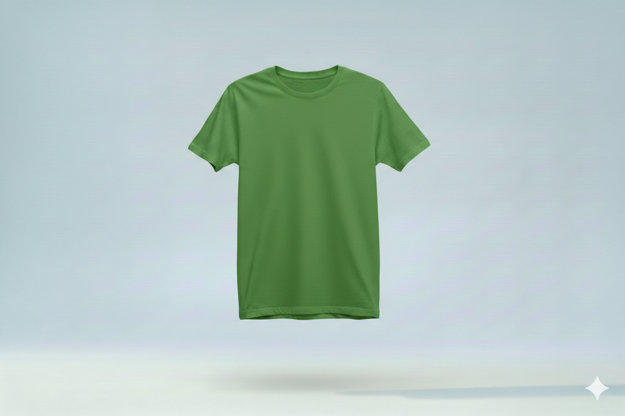 T-shirts vert 650gms