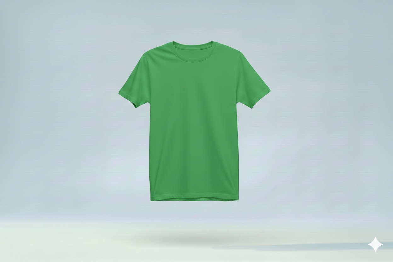 T-shirts vert ci 650gms